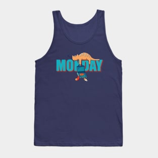 Funny Cat Lazy Monday Tank Top